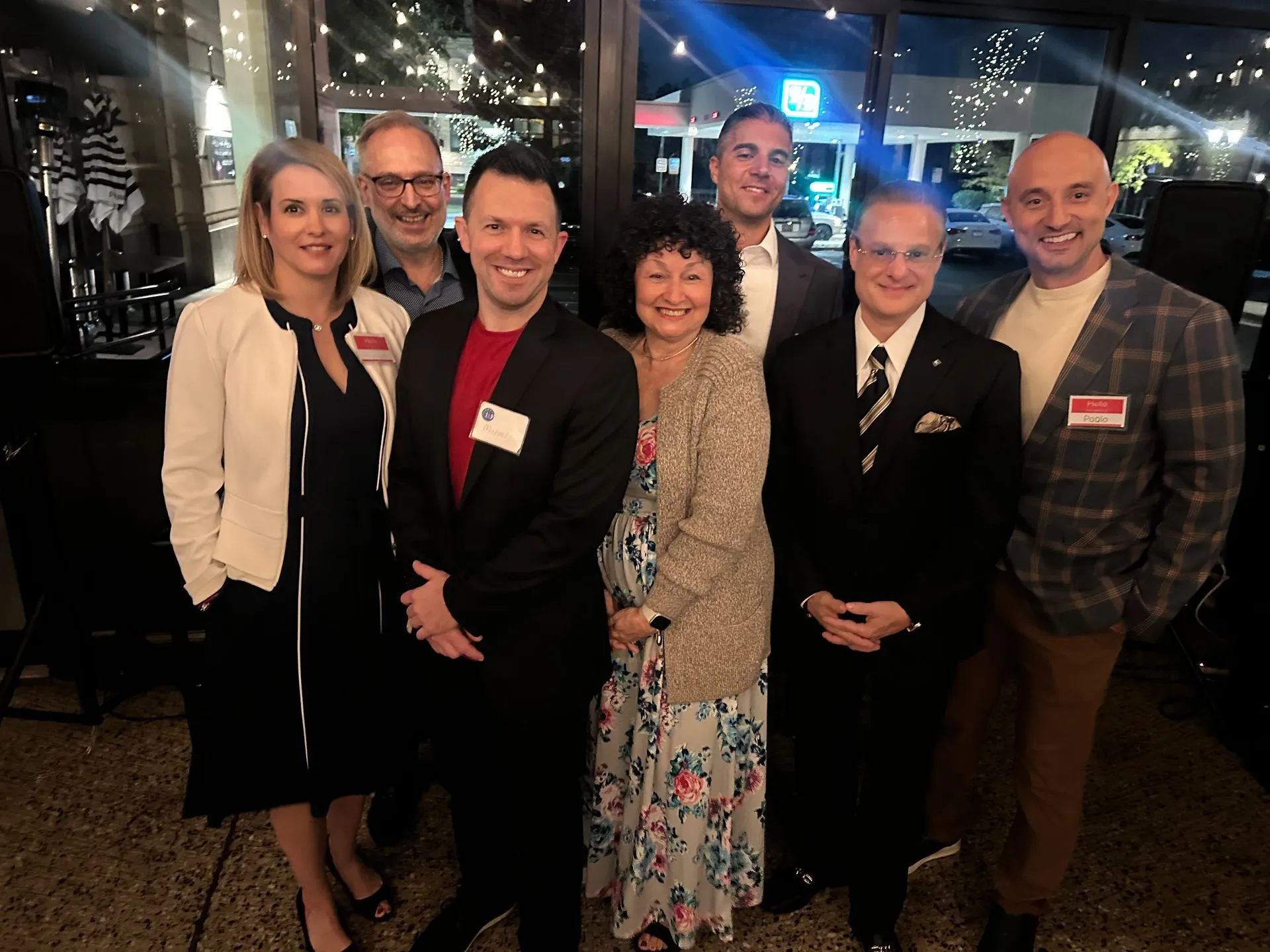 Moderator Orlando Pastore and panelists Michael Neri, Paolo Cosentino, Michelle Padula, Anna Maria Kowalik, and Joe Russo at the 2nd Annual Small Business Expert Panel